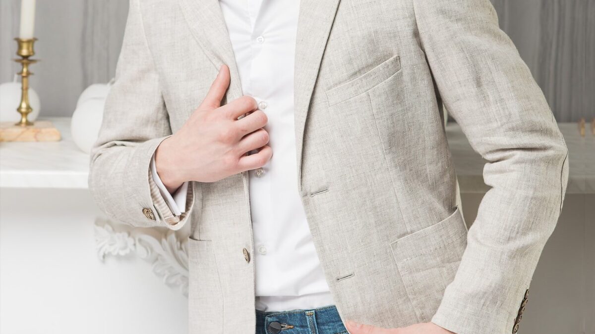 Льняной пиджак – модный и удобный элемент гардероба