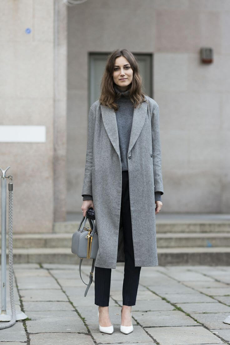 Серое женское пальто: стильный элемент вашего гардероба