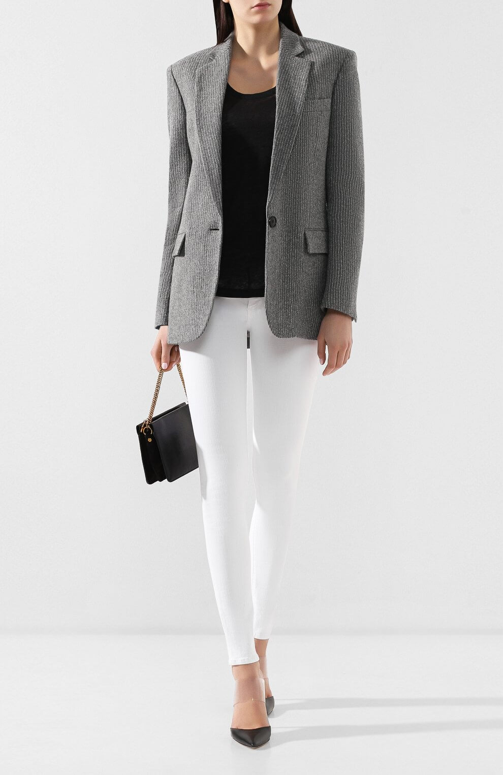 Серый пиджак: обзор модных сочетаний